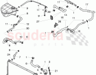 Coolant hoses and pipes, Engine bay, D >> - MJ 2014