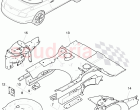 floor assembly, spare wheel well