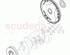 flywheel, v-belt pulley with vibration, damper