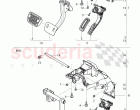 Brake and accel. mechanism