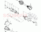 drive shaft, for automatic transmission, F 3W-F-044 096>>, F ZA-F-044 096>>