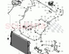 Coolant hoses and pipes, Engine bay, D - MJ 2015>>, F >> 3W-F-044 095, F >> ZA-F-0&hellip;