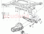 sub-frame, with rubber mounting, F 3W-4-020 001>> 3W-5-024 202