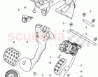 brake and acc. pedal assembly