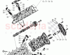 camshaft, camshaft adjuster unit, cylinder head cover