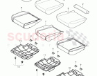 seat padding with cover, (2nd seat row), D - MJ 2018>>