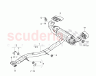 intermediate pipe with muffler, Exhaust pipe tips
