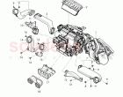 air duct for rear footwell heating