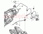 Actuating unit for emergency release, for 8-speed automatic gearbox