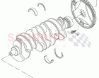 flywheel, v-belt pulley with vibration, damper