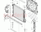 Coolant radiator, air duct, D - MJ 2017>>