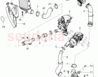 charge air cooler, air duct for charge, air cooler