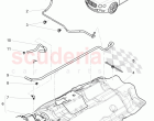 Breather line, for automatic transmission, F 3W-C-073 054>>, F ZA-C-073 054>>