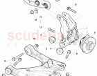 track control arm, wheel bearing housing