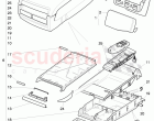 rear seat, Centre armrest, D - MJ 2008>> - MJ 2011