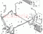 oil pressure line for gear oil cooling, Gear oil cooler, F >> 3W-6-030 928