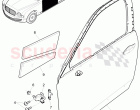 doors, door hinge with mounting parts, door seal