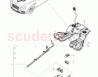 1 set of fuel lines, clip