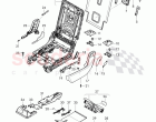 seat and backrest frame, trim - rear seat, (2nd seat row), D - MJ 2018>>