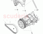 air conditioner compressor, mounting parts for refrigerant compressor