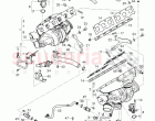 Exhaust gas turbocharger, (water-cooled), oil pressure line, oil return line, F >>&hellip;