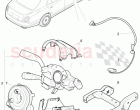 steering column switch, and trim