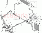 oil pressure line for gear oil cooling, Gear oil cooler, F >> 3W-7-041 092