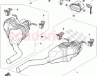 Exhaust muffler with exhaust flap, Exhaust pipe tips, F >> 3W-5-026 858