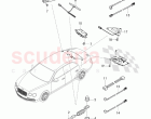 antenna, Infotainment system, F 3W-F-041 163>>, F ZA-F-041 163>>