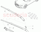 wiper motor, wiper arm with wiper, blade