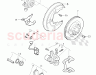 brake caliper, splash shield for brake disc, for vehicles with ceramic, brake disc&hellip;