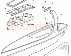 armrest for door trim panel, D - MJ 2009>>