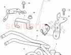 Water hose with heating, valve