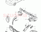 dash panel, reinforcement for taillight, aperture