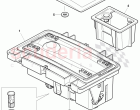ashtray with housing