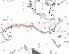 oil pressure line for gear oil cooling, Gear oil cooler, D >> - MJ 2014