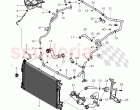 Coolant hoses and pipes, Engine bay, F 3W-F-044 096>>, F ZA-F-044 096>>