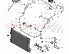 Coolant hoses and pipes, Engine bay, F 3W-F-044 096>>, F ZA-F-044 096>>