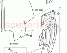 window lifter, guide channels, window slot seal for door, D >> - MJ 2007