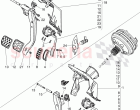 Brake and accel. mechanism, D - MJ 2014>>