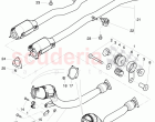 exhaust pipe with catalyst