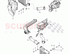 charge air cooler, air duct for charge, air cooler