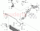 oil pressure line for gear oil cooling, Gear oil cooler