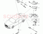 antenna, For vehicles with rear seat entertainment 'RSE', F 3W-F-041 163>>, F ZA-F&hellip;