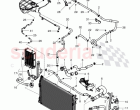Coolant hoses and pipes, Engine bay, F 3W-E-096 908>> 3W-E-097 155, F ZA-E-096 908&hellip;