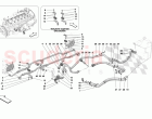OIL PIPES AND ENGINE OIL LEVEL SENSOR