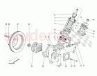 Rear Suspension - Shock Absorber and Brake Disc - Valid From Car Ass. Nr. 8799