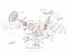 Front Suspension - shock absorber and brake disc