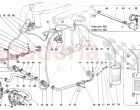 Secondary air pump and lines