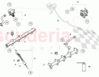 FUEL INJECTOR WITH INJECTOR RAILS